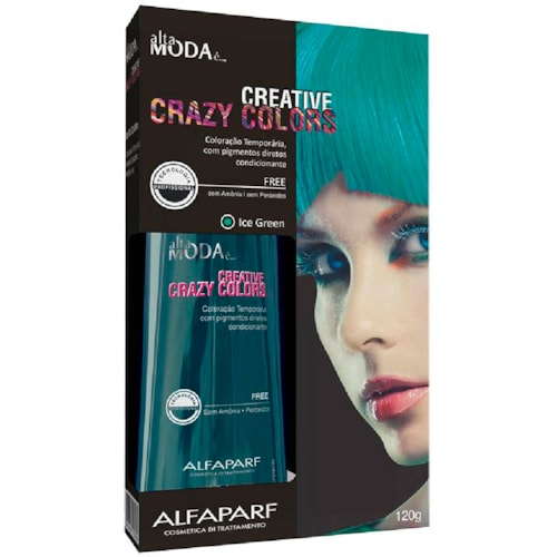 Tintura Alta Moda Crazy Color Ice Green 120g