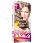 Tintura Bela&Cor Louro Cinza Claro 8.1