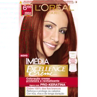 Tintura Imédia Vermelho Acetinado 6.66