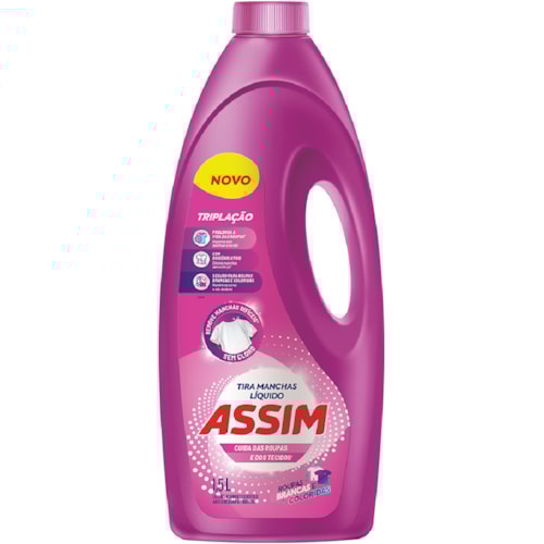 Tira Manchas Assim Roupas Coloridas 1,5L