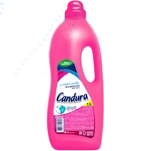 Tira Manchas Candura Roupas Brancas e Coloridas 1,5L