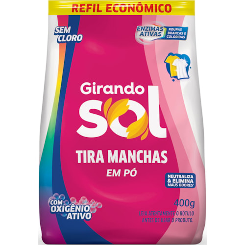 Tira Manchas Girando Sol Sem Cloro Sachet 400g