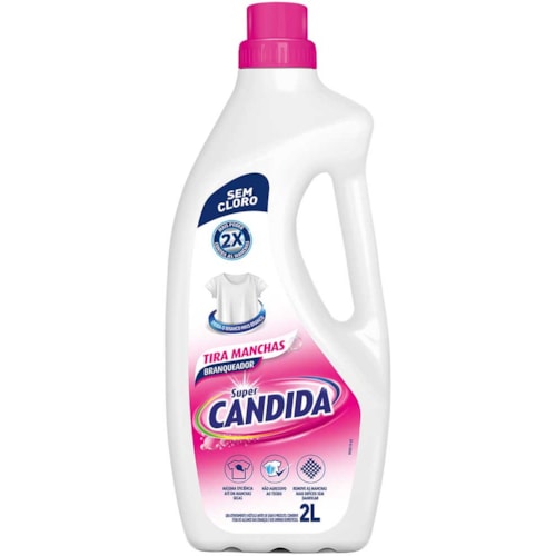 Tira Manchas Super Candida Branqueador Líquido 2L