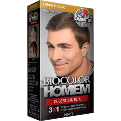 Tonalizante Biocolor Homem Louro Escuro
