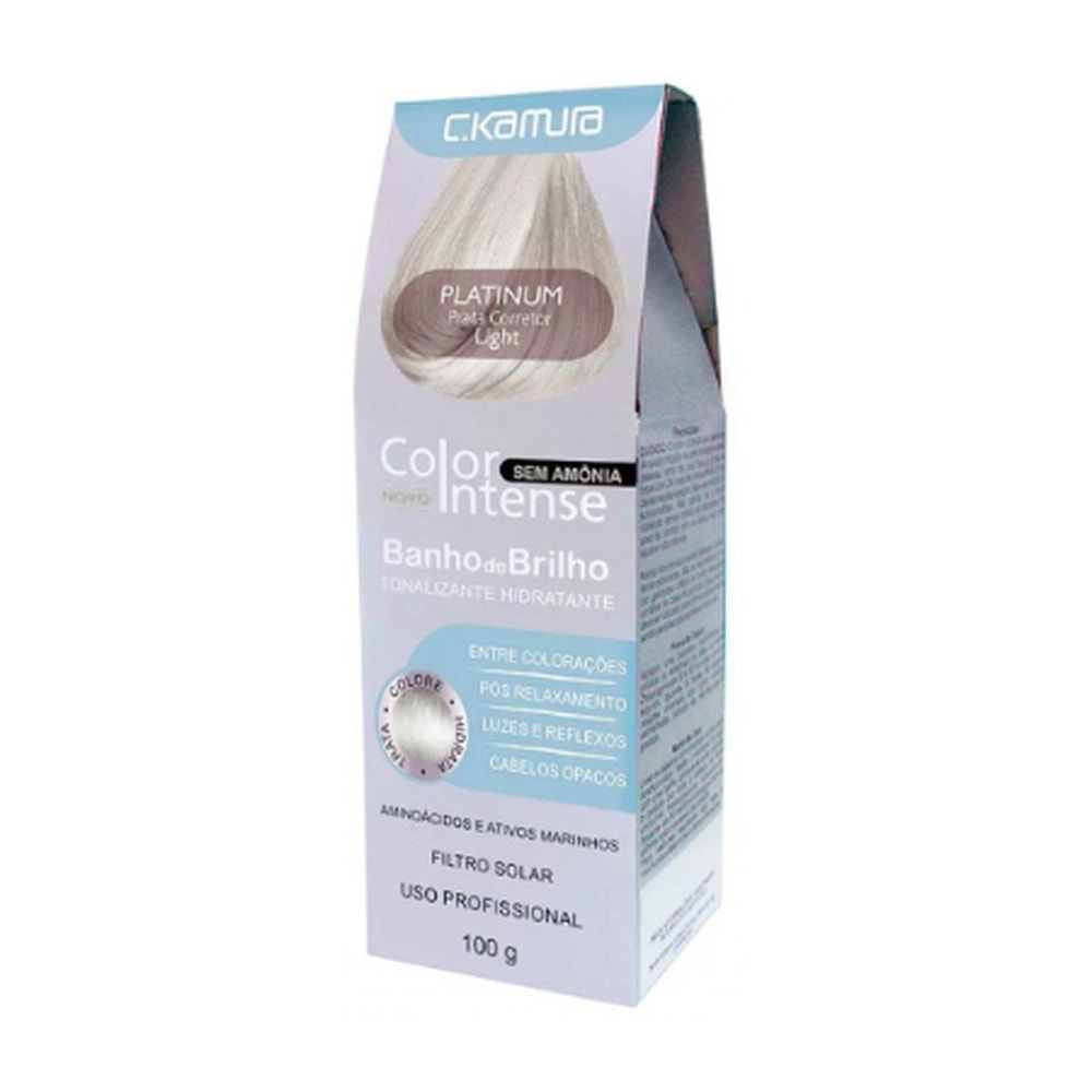 Tonalizante Capilar C.Kamura Color Intense Platinum Corretor Light 100 ...