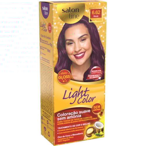 Tonalizante Light Salon Line Marsala 6.62