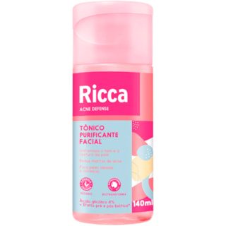 Tônico Facial Ricca Acne Defense 140ml