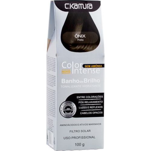 Tonificante Color Intense Onix Preto C.Kamura 100g