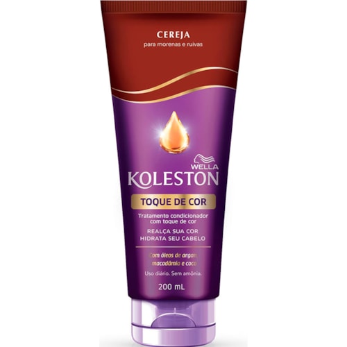 Tratamento Koleston Condicionador Toque de Cor Cereja 200ml