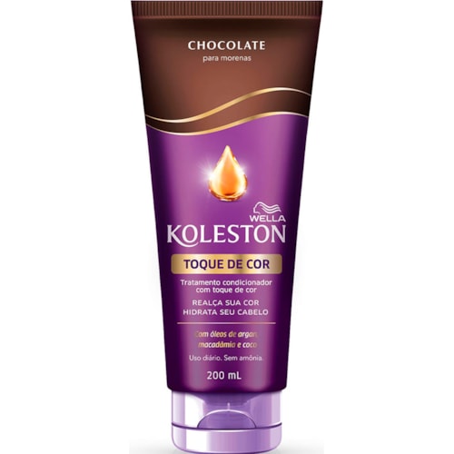 Tratamento Koleston Condicionador Toque de Cor Chocolate 200ml