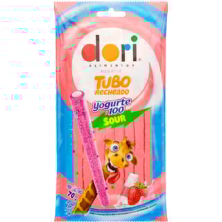 Tubo Recheado Dori Yogurte Ácido 70g