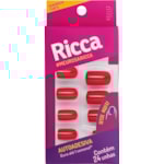 Unhas Postiças Ricca Autoadesivas Rosa 1847