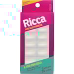 Unhas Postiças Ricca Naturais Quadrado Curto 1336