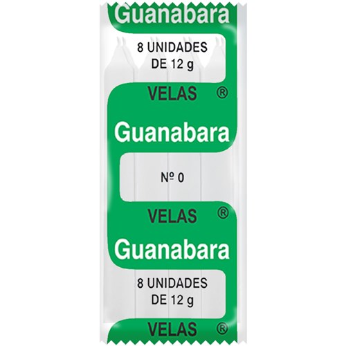 Vela Guanabara N0 12g 8 unidades