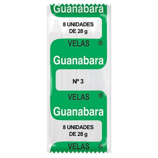 Vela Guanabara N3 28g 8 unidades