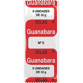 Vela Guanabara N5 38g 8 unidades