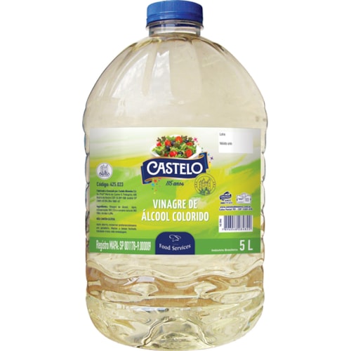 Vinagre de Álcool Colorido Castelo 5L