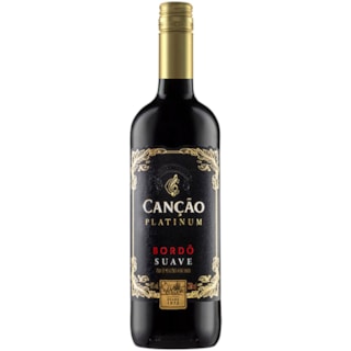Vinho Canção Platinum Bordô Suave 750ml