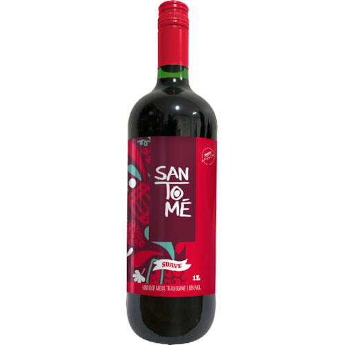 Vinho Santomé Tinto Suave 1l