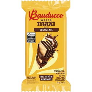 Wafer Bauducco Maxi Chocolate 104g