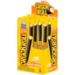 Wafer Crock Roll Trento Sabor Chocolate Branco 15g