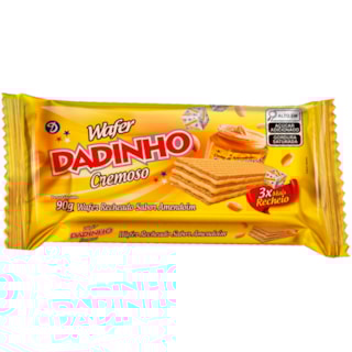 Wafer Dadinho Recheio Sabor Tradicional Cremoso 90g