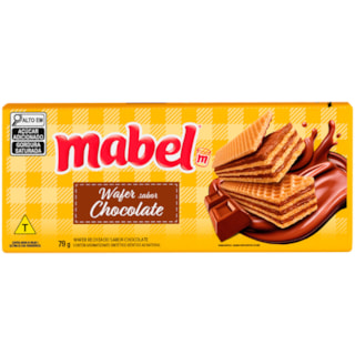 Wafer Mabel Sabor Chocolate 79g
