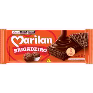 Wafer Marilan Sabor Brigadeiro 70g