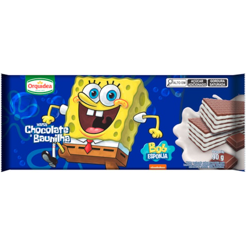 Wafer Orquídea Sabor Chocolate e Baunilha 90g