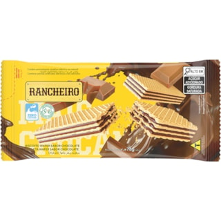 Wafer Rancheiro Sabor Chocolate 78g