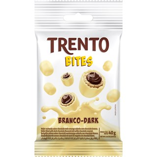 Wafer Trento Bites Chocolate Branco 40g