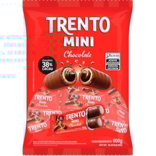Wafer Trento Mini Ao Leite 800g
