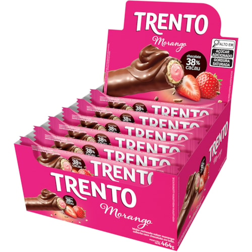 Wafer Trento Morango 29g