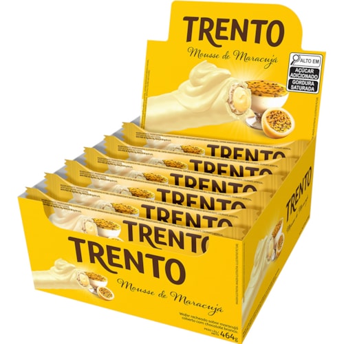 Wafer Trento Mousse de Maracujá 29g