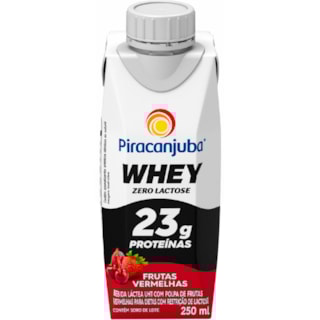 Whey Piracanjuba Zero Lactose Frutas Vermelhas 250ml