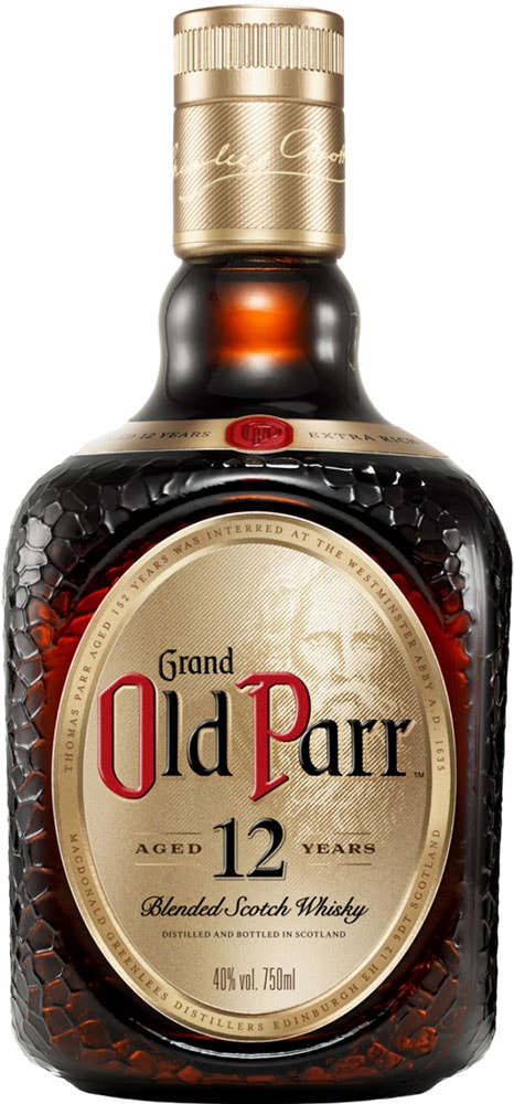ウイスキー　Old Parr 12年、、Special Reserve Whisky Old Parr 12 Anos 750ml - Destro