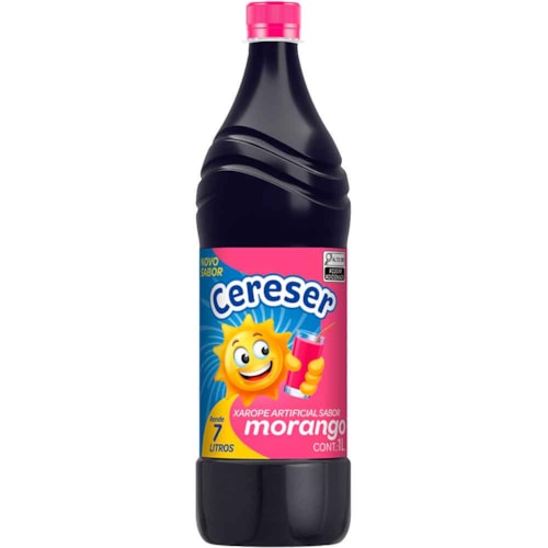 Xarope Cereser Artificial Sabor Morango 1L