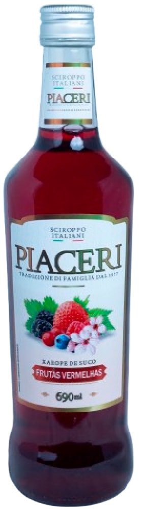 Xarope Piaceri Frutas Vermelhas 690ml - Destro